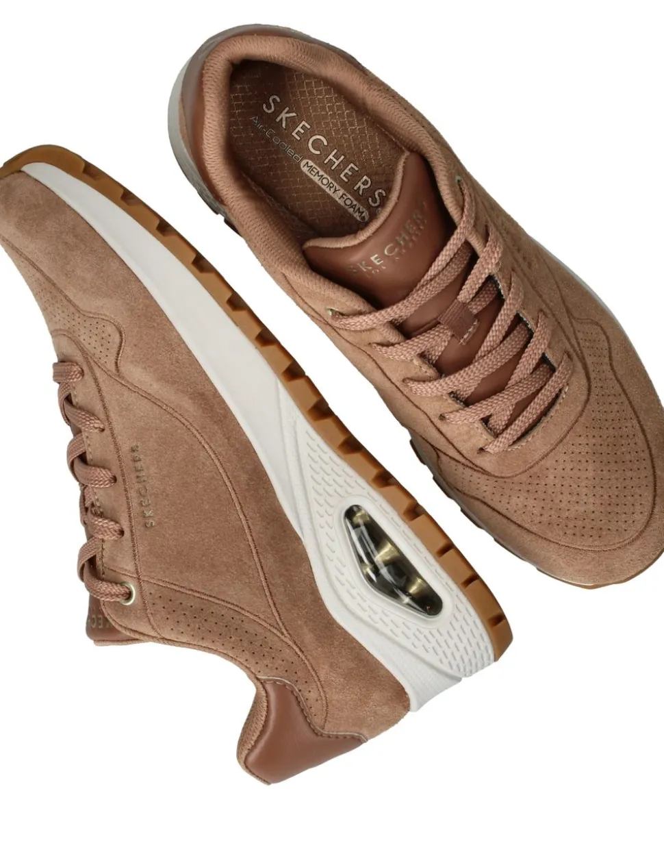 Skechers Uno Rugged Chillproof Sneakers Bruin Dames