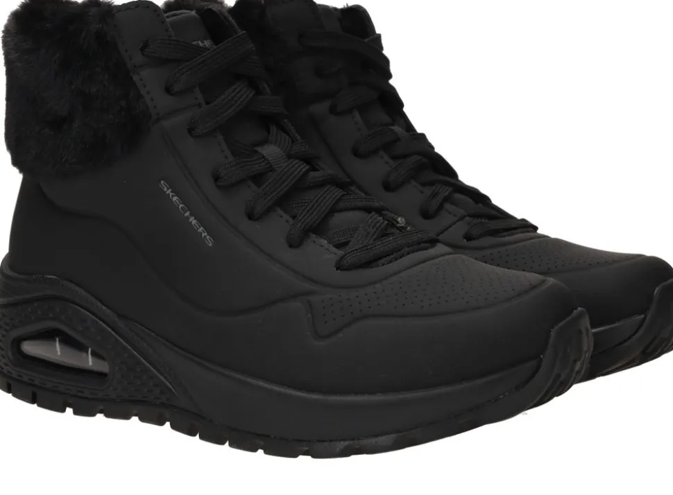 Skechers Uno Rugged Fall Air Sneakers Zwart Dames