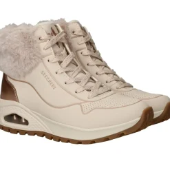 Skechers Uno Rugged Fall Shimmer Sneakers Beige Dames