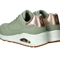 Skechers Uno Shimmer Away Sneakers Groen Dames