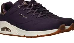 Skechers Uno Shimmer Away Sneakers Paars Dames