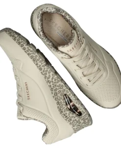 Skechers Uno Sneakers Beige Dames