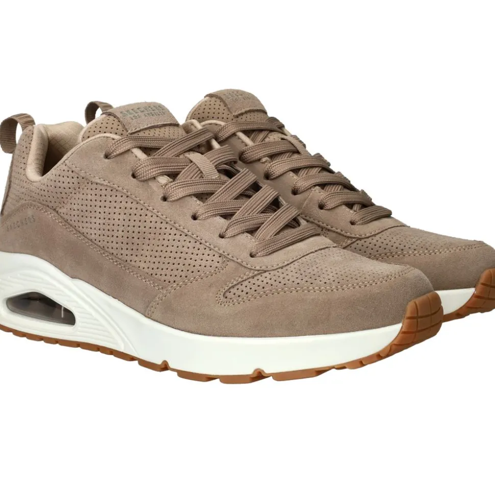 Skechers Uno Sneakers Taupe Heren