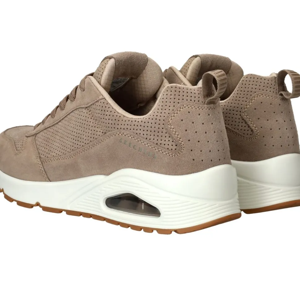 Skechers Uno Sneakers Taupe Heren