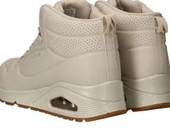 Skechers Uno Stand High Sneakers Beige Dames