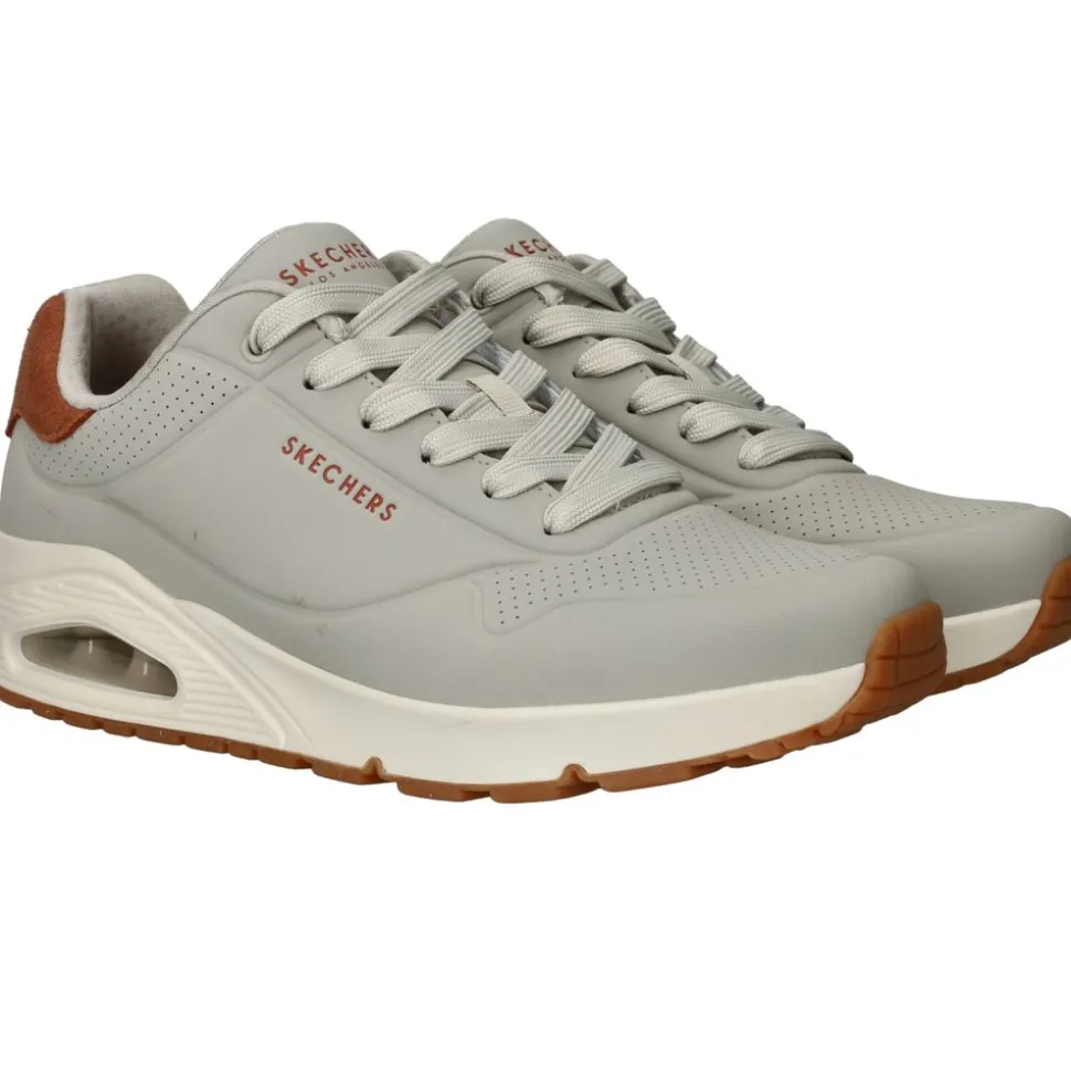 Skechers Uno Stand On Air Sneakers Beige Heren