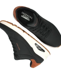 Skechers Uno Suited on Air Sneakers Zwart Heren