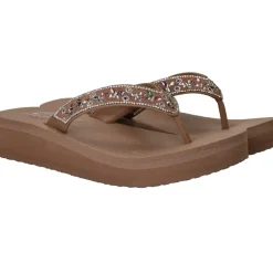 Skechers Vinyasa Slippers Bruin Dames