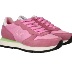 Sun 68 Ally Solid Nylon Sneakers Roze Dames