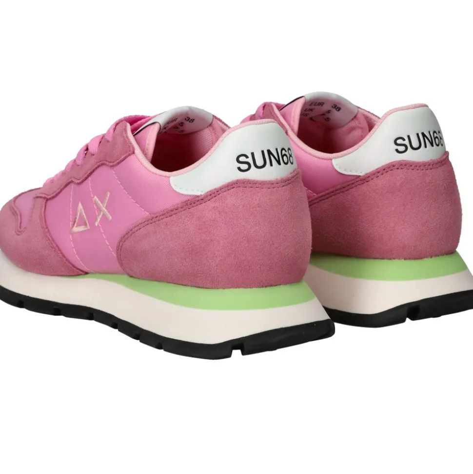 Sun 68 Ally Solid Nylon Sneakers Roze Dames