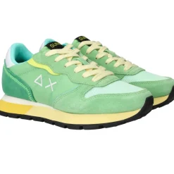 SUN68 Ally Color Explosion Sneakers Groen Dames