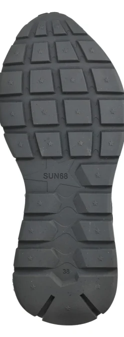 SUN68 Ally Gold Silver Sneakers Zwart Dames