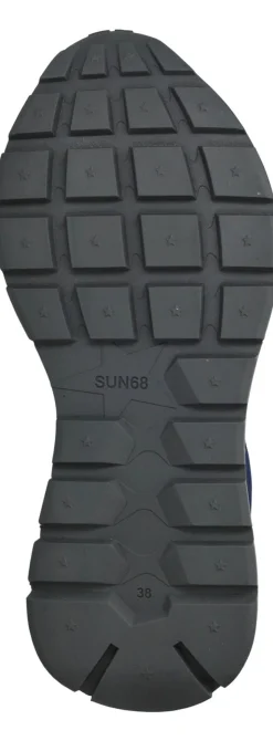 SUN68 Ally Gold Silver Sneakers Blauw Dames