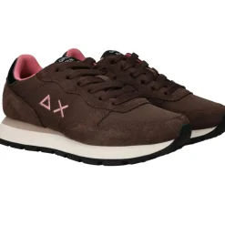 SUN68 Ally Sold Nylon Sneakers Bruin Dames