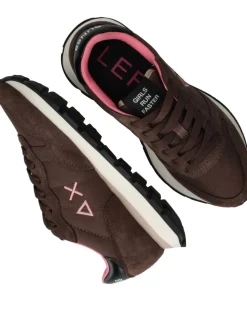 SUN68 Ally Sold Nylon Sneakers Bruin Dames