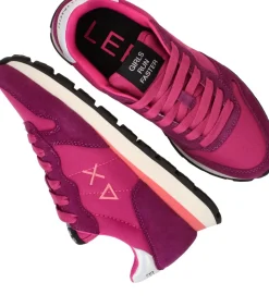 SUN68 Ally Solid Nylon Sneakers Roze Dames