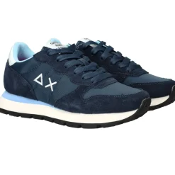 SUN68 Ally Solid Nylon Sneakers Blauw Dames