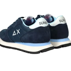 SUN68 Ally Solid Nylon Sneakers Blauw Dames
