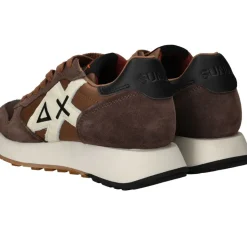 SUN68 Jaki Bicolor Sneakers Bruin Heren