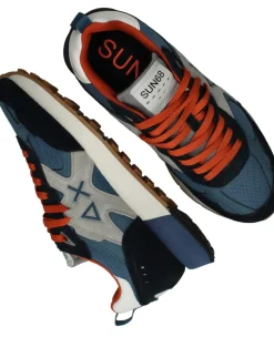 SUN68 Jaki Outdoor Sneakers Blauw Heren