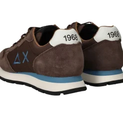 SUN68 Tom Solid Sneakers Bruin Heren