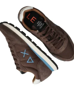 SUN68 Tom Solid Sneakers Bruin Heren