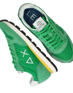 SUN68 Tom Solid Sneakers Groen Heren