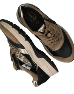 Tamaris Comfort Sneakers Bruin Dames