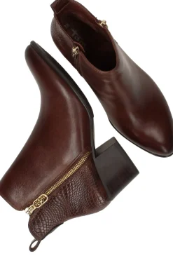 Tamaris Enkellaarsjes Bruin Dames