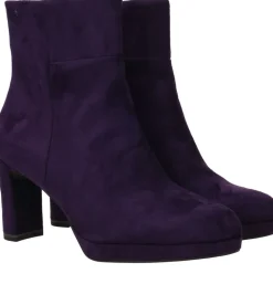 Tamaris Enkellaarsjes Paars Dames