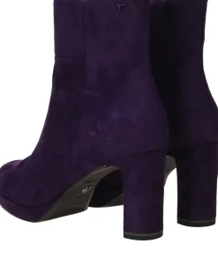 Tamaris Enkellaarsjes Paars Dames