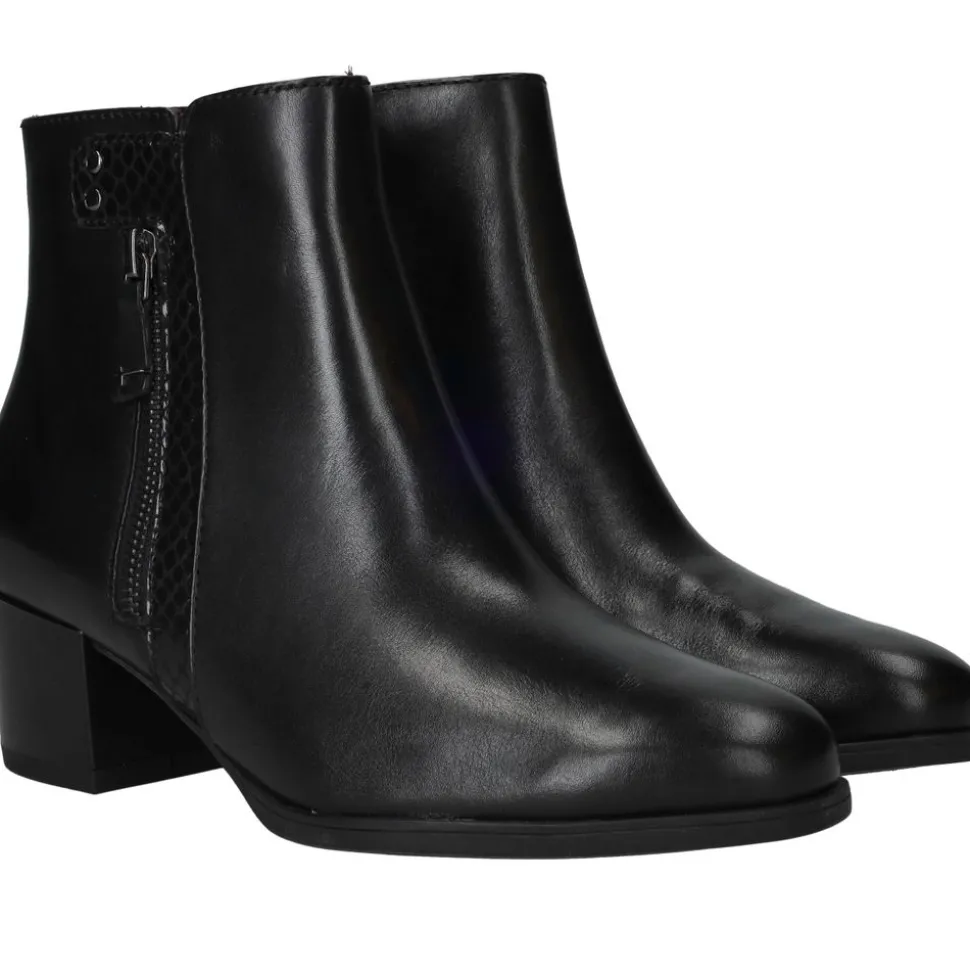 Tamaris Enkellaarsjes Zwart Dames