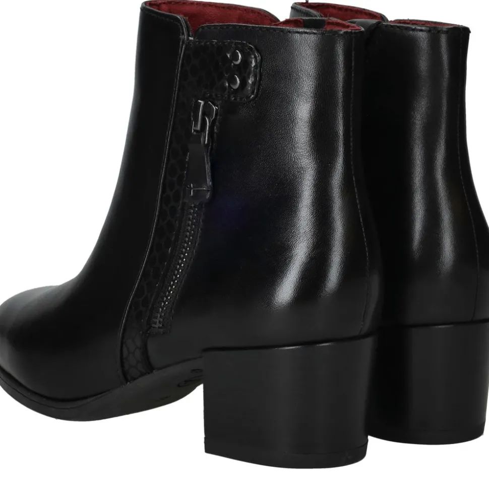 Tamaris Enkellaarsjes Zwart Dames