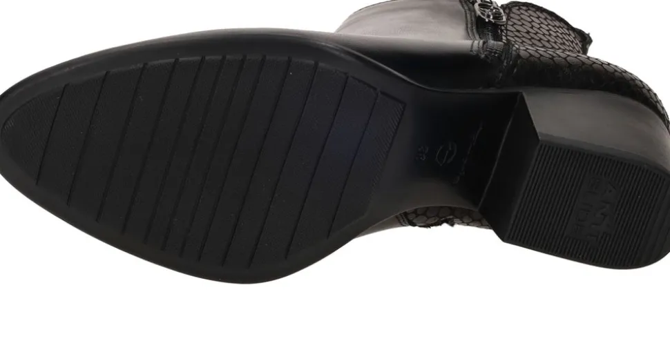 Tamaris Enkellaarsjes Zwart Dames