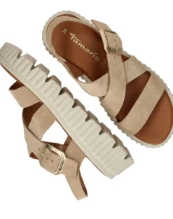 Tamaris Sandalen Beige Dames