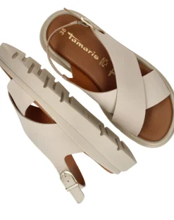Tamaris Sandalen Beige Dames