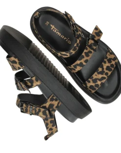 Tamaris Sandalen Bruin Dames