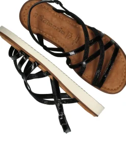 Tamaris Sandalen Zwart Dames