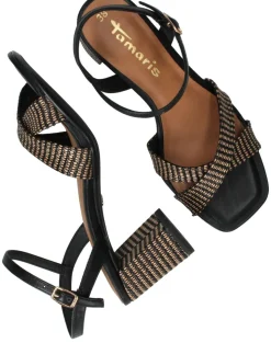 Tamaris Sandalettes Zwart Dames
