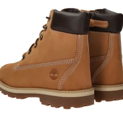 Timberland Courma Kid Mid Lace Up Veterboots Cognac Meisjes Jongens
