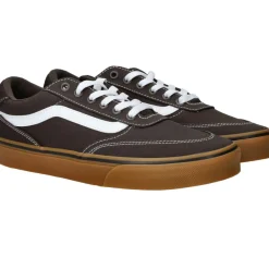 Vans Brooklyn LS Canvas Gum Sneakers Bruin Heren