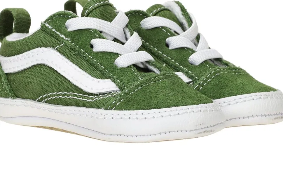 Vans Old Skool Crib Sneakers Groen Meisjes Jongens