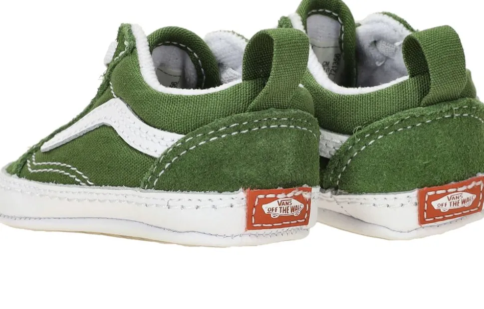 Vans Old Skool Crib Sneakers Groen Meisjes Jongens