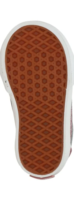 Vans Old Skool V Glitter Rose Gold Sneakers Roze Meisjes