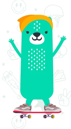 Vans Old Skool V Glitter Rose Gold Sneakers Roze Meisjes