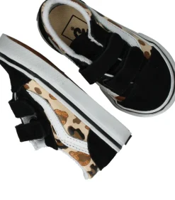 Vans Old Skool V Sneakers Beige Meisjes