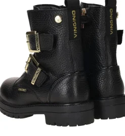 Vingino Velia Bikerboots Zwart Meisjes