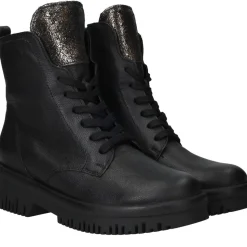 Waldlaufer Alea Veterboots Zwart Dames