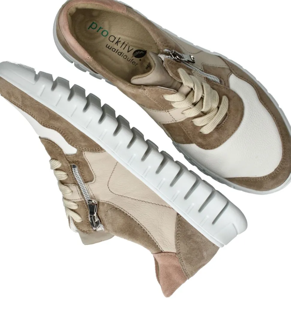 Waldlaufer Birdy Sneakers Taupe Dames