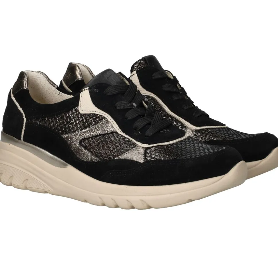 Waldlaufer Carla Sneakers Zwart Dames